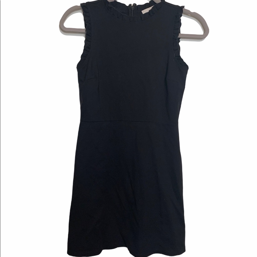 LOFT Petite A Line Dress Black 0 petite